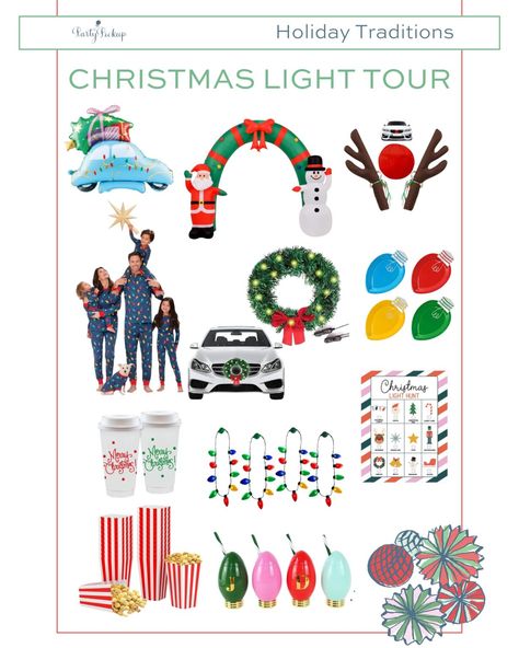 Christmas Light Tour : Fun Ideas for a Festive Drive - party-pickup.com Christmas Light Tour, Christmas Activities For Toddlers, Christmas Traditions Family, Family Parties, Christmas Light, Christmas Activities, Fun Ideas, Plan A, Christmas Traditions