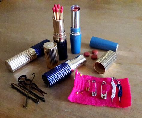 Old Lipstick, Bobby Pin Holder, Lipstick Container, National Lipstick Day, Pill Dispenser, Peach Lipstick, Lipstick Hacks, Diy Lipstick, Makeup Containers