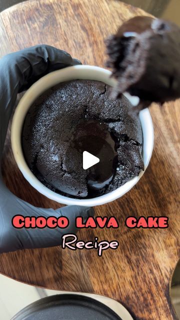 Cream Rush on Instagram: "Domino’s style choco lava cake recipe⬇️ Ingredients: 65 g Dark compound 1 tbsp butter 2 tbsp All purpose flour 1 tbsp castor sugar 1 tbsp cocoa powder 1/4 tsp baking powder Pinch of salt 3-4 tbsp milk Instructions: 1. In a bowl melt dark compound and butter. 2. Add flour, sugar, salt, cocoa powder, baking powder and milk. 3. Grease ramekin with butter and cocoa powder, pour the batter in it. 4. Bake at 180° C for 10-12 mins at bottom rod. Ask your doubts in the comment section ✅ Enjoy, Happy Baking! Do share the pictures with me! #chocolavacake #egglesschocolavacake" Choco Lava Cake Recipe, Choco Lava Cake, Lava Cake Recipe, Choco Lava, Lava Cake Recipes, Fair Food, Lava Cake, Lava Cakes, All Purpose Flour