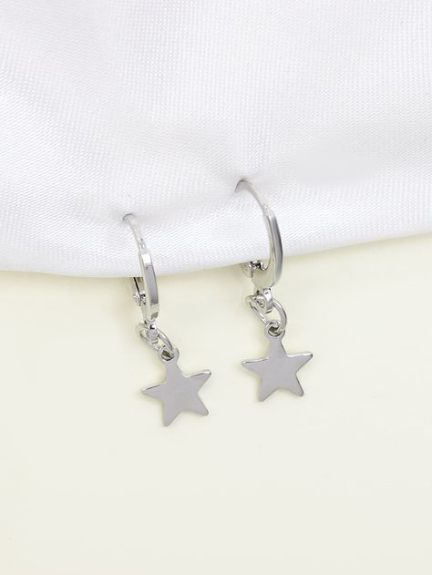 Y2k Earrings, Butterfly Fashion, Embellished Fashion, Pretty Jewelry Necklaces, Jewelry Accessories Ideas, Girly Accessories, Star Jewelry, Star Design, Girly Jewelry