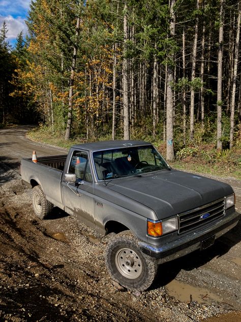 1989 F250, Bricknose Ford, 1991 Ford F150, Ford Obs, 87 Chevy Truck, Chevy Trucks Older, Full Size Pickup Truck, Truck Mods, Vintage Pickup Trucks