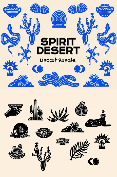 Graphic Icons, Southwestern Illustration, Desert Branding, Mexican Illustration, Desert Graphic, Southwest Illustration, Desert Motifs, Desert Graphic Design, Desert Illustration