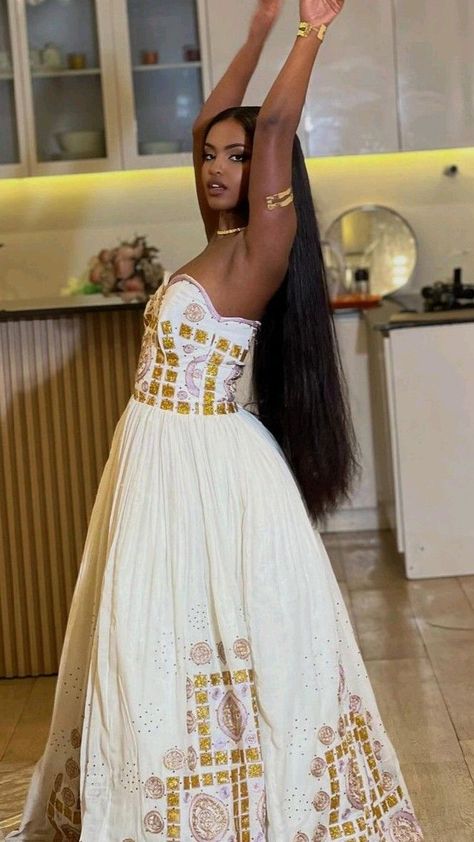 Habesha Aesthetic, Habesha Kemis Modern, Eritrean Wedding, Habesha Wedding, Eritrean Dress, Habesha Dress, Ethiopian Dress, Habesha Kemis, Clothing Business