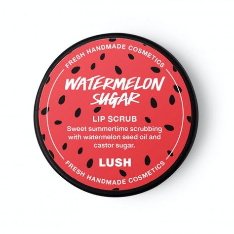 Lip Scrub Lush, Watermelon Lip Scrub, Best Lush Products, Watermelon Scrub, Hair And Skin Care, Massage Bars, Lush Products, Lush Cosmetics, Body Bath