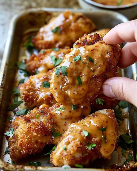 Chicken Delight, Bang Bang Chicken, Buffalo Chicken Meatballs, Main Entrees, Brunch Desserts, Creamy Mushroom Sauce, Lemon Pepper Chicken, Recipes Appetizers And Snacks, Honey Chicken