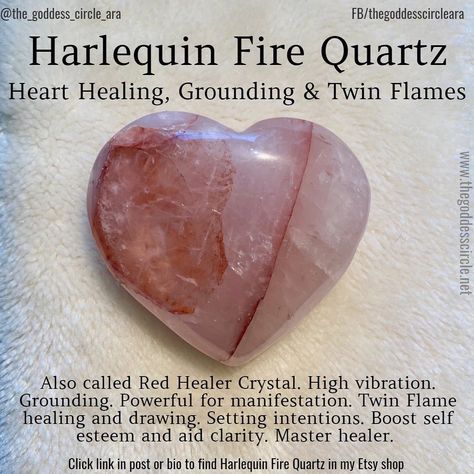 High Vibrational Crystals, Twin Flame Healing, Hematoid Quartz Meaning, Red Jasper Affirmation, Red Healer, Boost Self Esteem, Red Calcite, Red Hematoid Quartz, Golden Healer Quartz