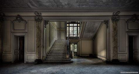 Orphanage Interior, Victorian Orphanage, Orphanage Building, Black Skirt Set, Ruins Architecture, Dreams Photo, Abandoned Ruins, Secret Passageways, Building Interior