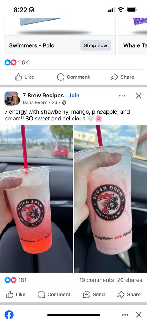 7 Brew Fizz Drinks, 7 Brew Energy Drinks Recipe, 7 Brew Drinks Orders Energy, 7brew Recipes, 7brew Drinks, Dunkin Donuts Iced Coffee Recipe, Lemonade Business, Lotus Recipe, Fizz Drinks