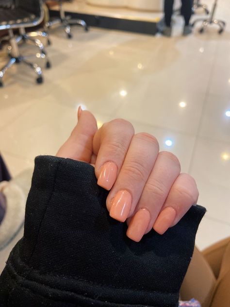 powder dip gel nails wifh extensions, coral color, rounded square shape #nails #coral Square Shape Nails, Dip Gel Nails, Nails Coral, Shape Nails, Coral Nails, Rounded Square, Coral Color, Square Shape, Dip