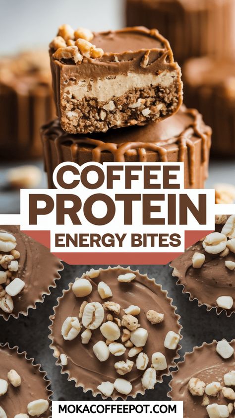 Get ready to supercharge your snack game with coffee protein energy bites! These little powerhouses pack a punch of energy while satisfying your cravings. Who says healthy can’t be delicious? Each bite offers a delightful balance of protein and caffeine, making them the perfect pick-me-up. Forget about fancy smoothies or time-consuming recipes—these bites come together... Energy Snacks For Work, Coffee Energy Balls, Energy Bars Healthy, Protein Energy Bites, Energy Bites Recipe, Energy Boosting Foods, Espresso Recipes, Energy Bites Recipes, Cold Coffee Recipes