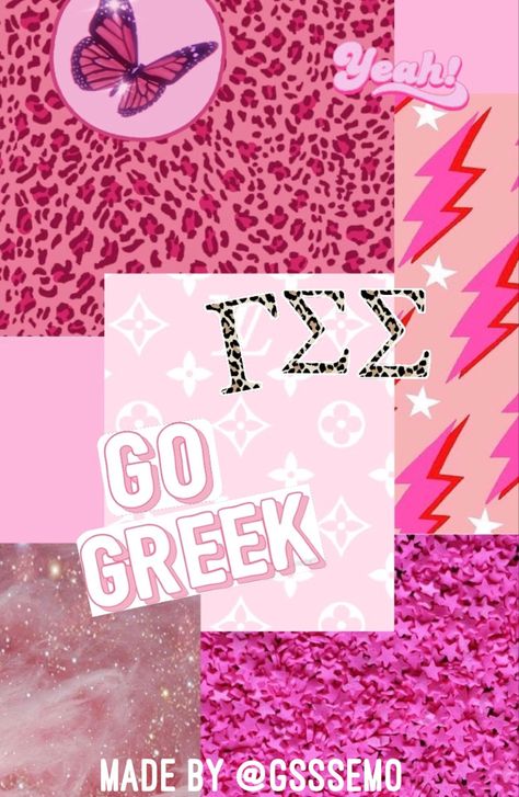 Sigma Wallpaper, Wallpaper Aesthetic Collage, Sorority Aesthetic, Gamma Sigma Sigma, Go Greek, Aesthetic Collage, Wallpaper Aesthetic, Aesthetic Wallpaper, Sorority