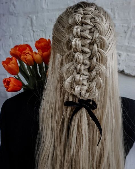 Macrame Braid, Loose Side Braids, Double Ponytail, Ribbon Braids, Dutch Braids, Twist Bun, Pigtail Braids, Low Maintenance Hair, Clip Hairstyles