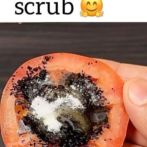 Anu 🌸Skincare,haircare on Instagram: "Tan removal body scrub 🤗 Get fair skin, glowing skin, remove dark spots by tomato facial scrub Ingredients Tomato Ground coffee- 1/4tsp Sugar- 1/4tsp Honey- 1/4tsp . . #bodyscrub #bodyscrubs #bodyscrubhomemade #bodyscrubwhitening #scrubs #scrubb #suntan #suntanned #suntanned #suntanremoval #tan #tanned #tanning #tannedskin #tanningtime #tannedgirl #tannedbody #suntana #suntanning #suntans #suntanlotion #trending #viralreels #reels #reelsinstagram #reelitf Sun Tan Removal, Scrub Ingredients, Get Fair Skin, Tan Removal, Facial Scrub, Suntan Lotion, Skin Glowing, Remove Dark Spots, Facial Scrubs