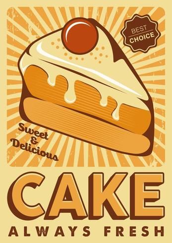 Bakery Poster Design, Retro Food Poster, Dessert Poster, Bakery Poster, Retro Bakery, Baking Wallpaper, Bakery Theme, Cake Poster, Vintage Food Posters