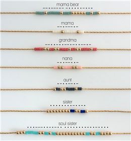 Morse Code Jewelry, Morse Code Necklace, Tiny Beads, Morse Code Bracelet, Beads Bracelet Design, Morse Code, Beaded Bracelets Diy, Mom Necklace, Bracelet Crafts