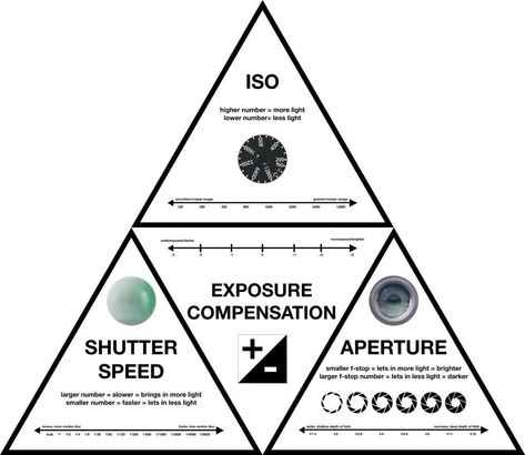 A Complete Beginner’s Guide to Understanding Aperture, Shutter Speed, and ISO – Kolari Vision Aperture Cheat Sheet, Camera Cheat Sheet, Camera Basics, Aperture And Shutter Speed, Lens Aperture, Fast Shutter Speed, Slow Shutter Speed, Exposure Compensation, Slow Shutter