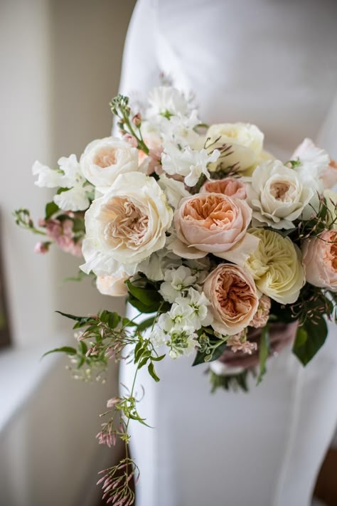 English Rose Bridal Bouquet, Romantic Garden Wedding Bouquet, Soft Romantic Bridal Bouquet, English Wedding Bouquet, Garden Rose And Peony Bouquet, David Austin Wedding Bouquet, David Austin Wedding Roses, Vintage Style Wedding Bouquet, Romantic Bride Bouquet