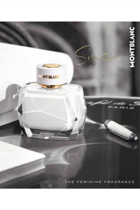 Montblanc Signature Eau de Parfum is an addictive and sensual fragrance. This content contains an affiliate link. #ad Mont Blanc Perfume, Mont Blanc Legend, Vanilla Perfume, Eye Makeup Pictures, Feminine Fragrance, Cosmetics Photography, Vanilla Fragrance, Best Fragrances, Body Care Routine