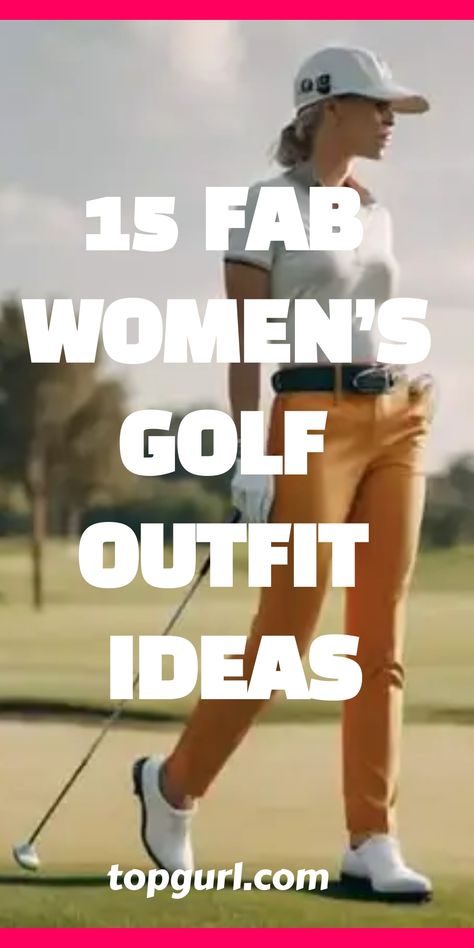 Pondering how to elevate your golf style? Explore our ‘Women’s Golf Outfit Ideas’ to find the perfect ensemble that will make you stand out on the fairway. Golf Outfits With Pants, Golfing Outfits For Women Pants, Golf Outfit Ideas For Women, Best Golf Outfits For Women, Womens Golf Outfits Summer, Female Golf Attire, Cute Golf Outfits Women Pants, Womens Golf Style, Spring Golf Outfits Women Cold