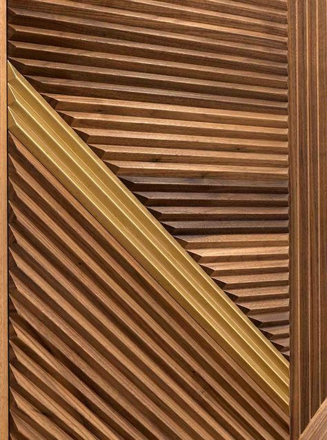 TRIBECA By Arte Brotto 3d Wall Cladding, Wall Panel Design, Diagonal Lines, 3d Panels, Geometric Textures, 3d Wall Panels, Wood Panel Walls, Higher Design, Wall Cladding