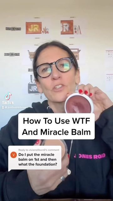 Bobbi Brown Makeup Artist on Instagram: "To answer some of your dms this is how I use WTF and a bit of Miracle Balm to get that glow and luminosity I love @jonesroadbeauty" Bobbi Brown Makeup Looks, Make Up For Dummies, Bobbi Brown Makeup Tutorial, Jones Road Miracle Balm, Miracle Balm, Makeup Over 50, Makeup Tips For Older Women, Makeup For Older Women, Makeup For Moms