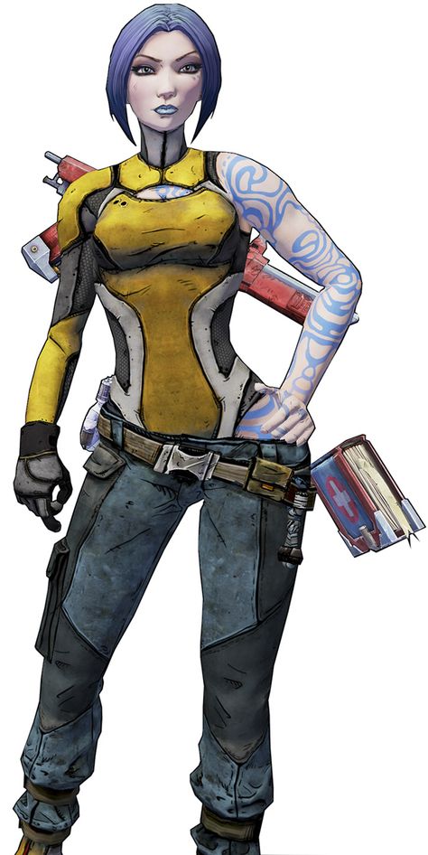 Maya Borderlands Cosplay, Borderlands Siren Tattoo, Maya Borderlands Art, Borderlands Siren, Borderlands 2 Maya, Borderlands Characters, Maya Borderlands, Lilith Borderlands, Siren Hair