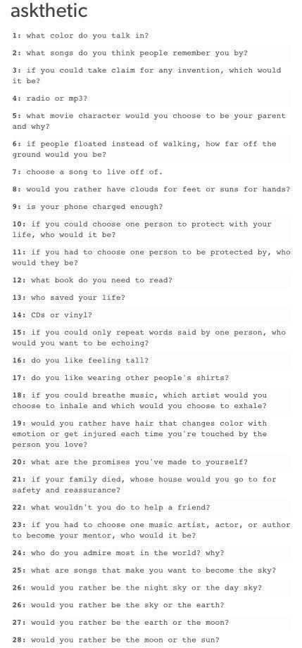 not stupid ice breaker questions use with caution though some of these might make people think you're crazy Conversation Topics, Embellishment Diy, Things To Do When Bored, Totally Me, Interesting Questions, Questions To Ask, Journal Writing, Getting To Know You, New People