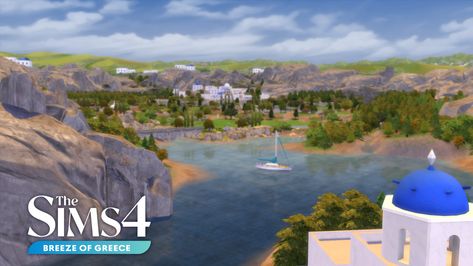 Sims 4 New World Mod, Sims 4 Travel Mod, Sims 4 Vacation Mod, Greece Sims 4, Sims 4 Honeymoon, Romance In France, Vacation Map, World Icon, Sims 4 Cc Folder