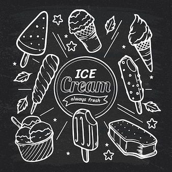 Free Vector | Christmas town concept in hand drawn Ice Cream Chalkboard Art, Cafe Mural, Chalk Markers Art, Draw Ice Cream, Christmas Chalkboard Art, Blackboard Background, Store Decoration, Ice Cream Theme, Christmas Chalkboard