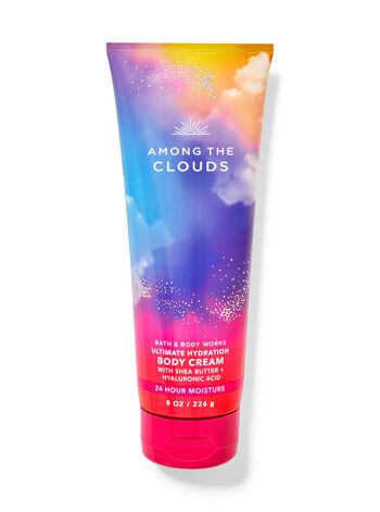 Among the Clouds Ultimate Hydration Body Cream | Bath & Body Works Among The Clouds, Bath N Body Works, Bath Body Works Candles, Bath And Body Works Perfume, Pretty Skin Care, Bath And Body Care, Body Care Routine, Bath And Bodyworks, Natural Essential Oils