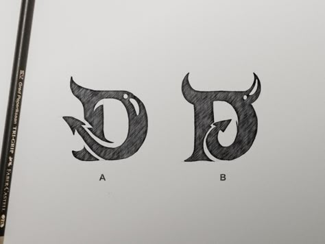 D for DEVIL by Garagephic Studio Text Logo Design, Studio Studio, Logo And Branding, Professional Logo Design, Graphic Logo, Graphic Design Tutorials, Typography Logo, 로고 디자인, Minimalist Logo