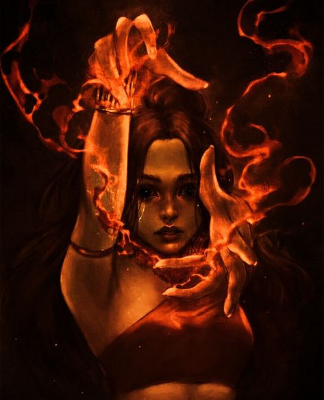 Goddess Ritual, Dark God, Fire Goddess, God Goddess, Spell Casting, Magic Aesthetic, Fantasy Aesthetic, Arte Fantasy, Magic Art