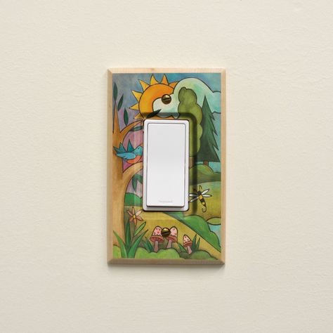 Light switch art paint