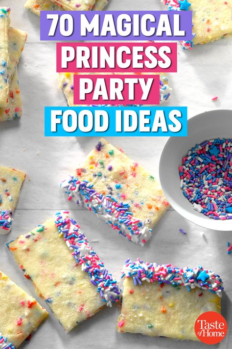 70 Magical Princess Party Food Ideas Disney Princess Birthday Party Food, Princess Tea Party Food, Princess Party Food Ideas, Princess Party Snacks, Princess Themed Food, Disney Princess Party Food, Princess Snacks, Princess Birthday Party Food, Princess Party Food