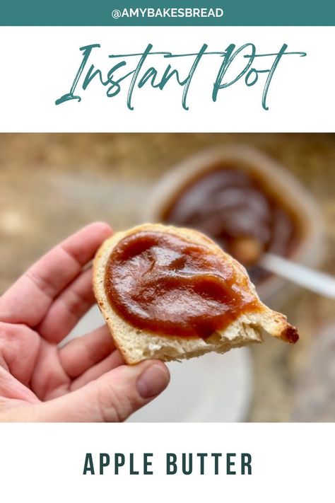 Using an instant pot pressure cooker makes it so easy to mix up this apple butter. This post tells you exactly how to make the best easy apple butter! Apple Butter Recipe Instant Pot, Apple Butter Uses, Leftover Apples, Apple Butter Recipe, Homemade Apple Butter, Apple Hand Pies, Baking Items, Honeycrisp Apples, Fried Apples