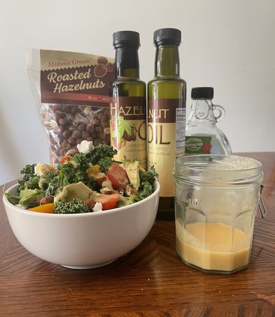 Salad Formula, American Hazelnut, Hazelnut Recipes, Salads To Go, How To Roast Hazelnuts, Vinaigrette Recipes, Roasted Beets, Gf Recipes, Dried Cranberries