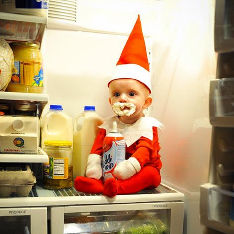 Funny Christmas Photos, Baby Elf, Baby Christmas Photos, Elf On A Shelf, Christmas Preparation, Elf Costume, Christmas Photography, Religious Christmas, An Elf