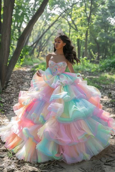 Most Expensive Quinceañera Dresses That Will Leave You Speechless - Bad Attitudes Hot Pink Quinceanera Dresses, Spoiled Girl, Quinceañera Dresses, Quinceanera Dresses Gold, Colorful Arrangements, Quinceanera Dresses Pink, Quinceanera Dresses Blue, Quince Dress, Turquoise Dress