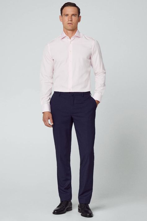 Navy Blue Dress Pants Outfit, Pink And Navy Blue Outfit, Blue Dress Pants Outfit, Navy Blue Outfit Men, Derby Shoes Outfit, Blue Outfit Men, Blue Pants Outfit, Dress Pants Outfits, Black Pants Outfit