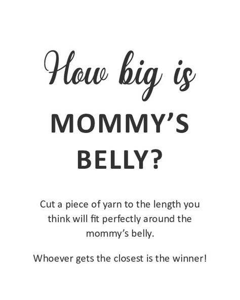 Free Printable How big is Mom's Belly Game How Big Is Mommys Belly Game Printable, Guess The Size Of Moms Belly, How Big Is The Bump Game, Measure Moms Belly Game, Measure The Belly Game, How Big Is Mommys Belly Game, How Big Is Mommy's Belly Free Printable, Baby Shower Questions, Baby Shoer