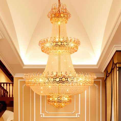 Crystal Chandelier Lights Fixture Modern Chandelier LED Lamps Home Indoor Lighting Long Hanging Light AC90V-260V D100cm H150cm Long Hanging Lights, Chandelier Led, Led Crystal Chandelier, Crystal Hanging, Crystal Chandelier Lighting, Chandelier Modern, Modern Chandeliers, Luxury Chandelier, Crystal Chandeliers