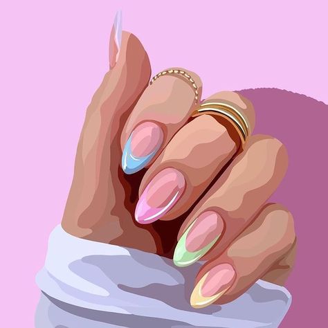 NAILPRO (@nailpromagazine) • Instagram photos and videos Nails Illustration Design, Nail Drawing Logo, Nail Illustration Logo, Nails Wallpaper Instagram, Nail Art Illustration, Manicure Illustration, Nail Art Logo Design, Nail Logo Design Ideas, Illustration Nails