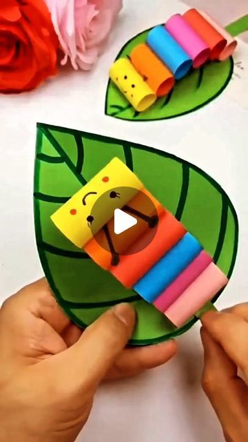 Itsy Bitsy Artsy I Art & Craft I Creative DIY on Instagram: "Get ready to be charmed by this whimsical paper crafted moving caterpillar on a leaf! 🐛🍃🎨 Easy and fun origami for kids that sparks creativity and joy.  . . . . 📌 Follow me for more: ➡️ @itsy_bitsy_23 ➡️ @itsy_bitsy_23 ➡️ @itsy_bitsy_23 . . . . #PaperCraft #DIY #OrigamiFun #KidsCrafts #ArtisticCreations #CreativeKids #CraftyFun #WhimsicalArt #PaperMagic #DIYInspiration #ArtAndCraft #CreativeMinds #HandmadeWithLove #CraftyKids #CreativePlay #ArtisticExpression #PaperCreativity #CraftyIdeas #FunWithOrigami #KidsArt #CreativeCrafts #CraftyKidsClub #PaperCrafting #ImaginationAtPlay #CraftyFamily" Moving Caterpillar, Diy With Kids, Fun Origami, Origami For Kids, Caterpillar Craft, Paper Folding Crafts, School Kids Crafts, Leaf Projects, Vans Shoe