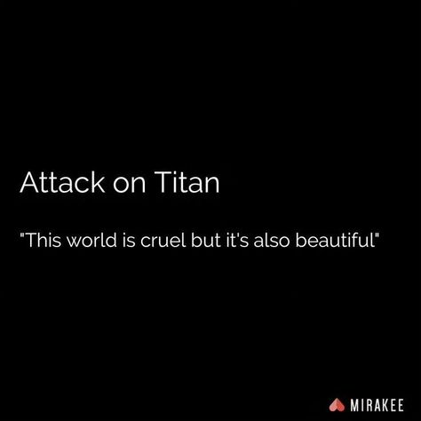 Anime : Attack on Titan Character : Mikasa Ackerman #animequotes #fav #quotes #attackontitan #mikasaackerman Mikasa Quotes, Attack On Titan Quotes, Mikasa Attack On Titan, Aot Anime Quotes, Aot Anime, Mikasa Ackerman, Fav Quotes, Anime Quotes, Attack On Titan