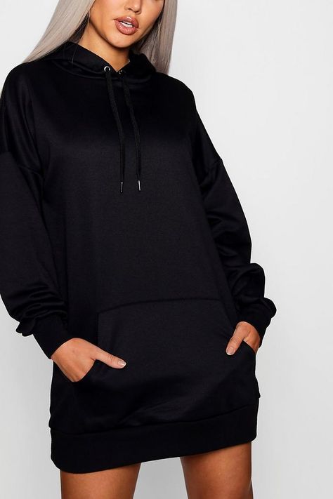 The Perfect Oversized Hooded Sweat Dress Oversized Hoodie Outfit Women, Hoodie Outfit Women, Hoodie Dress Outfit, Black Oversized Hoodie, Oversized Hoodie Outfit, Oversized Hoodie Dress, Hooded Sweatshirt Dress, Understated Style, Sweat Dress