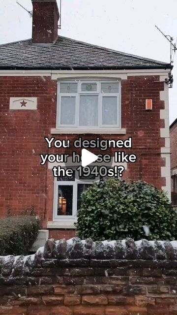 ʜᴀɴɴᴀʜ on Instagram: "My 1940's *inspired* house on YouTube tonight, 7pm GMT. #1940s #1940shouse #vintagehouse #myoldhouse #rennovation #diy #diyproject #diyhome #grandmacore #vintagerestoration #oldisgold #traditionalhomedecor #oldsoul #vintagevibes" 1940s House Aesthetic, 40s House Decor, 1940s Style Home, 1940s Home Renovation, Grandmacore Interior, 1940 House Interior Ideas, 1940s Home Interior, 1940s Home Aesthetic, 1940 House Exterior