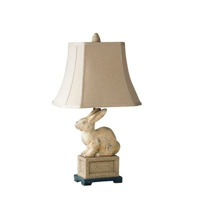 Uttermost Leverette French Country Rabbit Table Lamp. I love the pig lamp...but somehow I don't think the husband-unit is going to sign off on that one. ;) Bunny Lamp, Rabbit Lamp, Lamp Kitchen, French Country Bedrooms, Dream Nurseries, Copper Lamps, Decorative Table Lamps, Country Bedroom, Tiffany Lamps