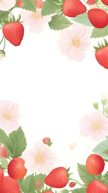 Photo fresh fruit social media banner te... | Premium Photo #Freepik #photo Strawberry Gfx Background, Fruit Background Design, Strawberry Border Design, Strawberry Party Invitations, Strawberry Invitation Template, Strawberry Images Fruit, Bday Invitations, Strawberry Party, Image Icon