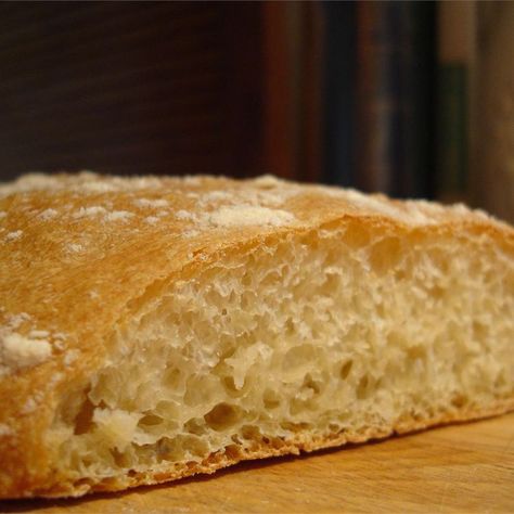 Ciabatta Bread Ciabatta Bread Recipe, Rustic Italian Bread, Best Bread Machine, A Loaf Of Bread, Rustic Bread, Ciabatta Bread, Loaf Of Bread, Bread Maker, Bread Machine Recipes