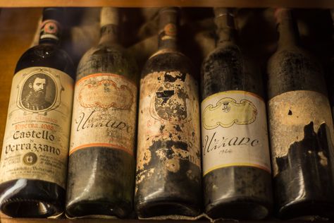 Old wine Bottles from the Castello di Verrazzano winery… Old Wine Bottle, Old Wine Bottles, Alcohol Aesthetic, Zinfandel, Old Bottles, + Core + Aesthetic, Hope Is, Cabernet Sauvignon, Greek Gods